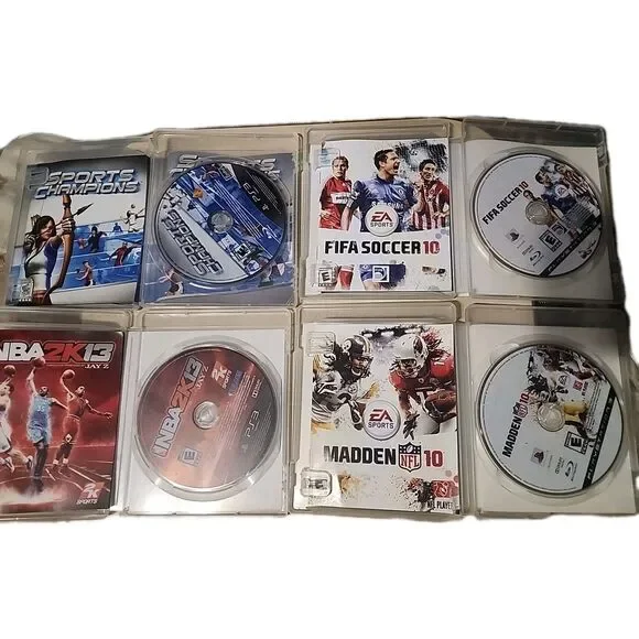 7 PlayStation 3 MLB 09 NHL 11 Tiger Wood Soccer Madden NBA Video Game - Picture 3 of 4